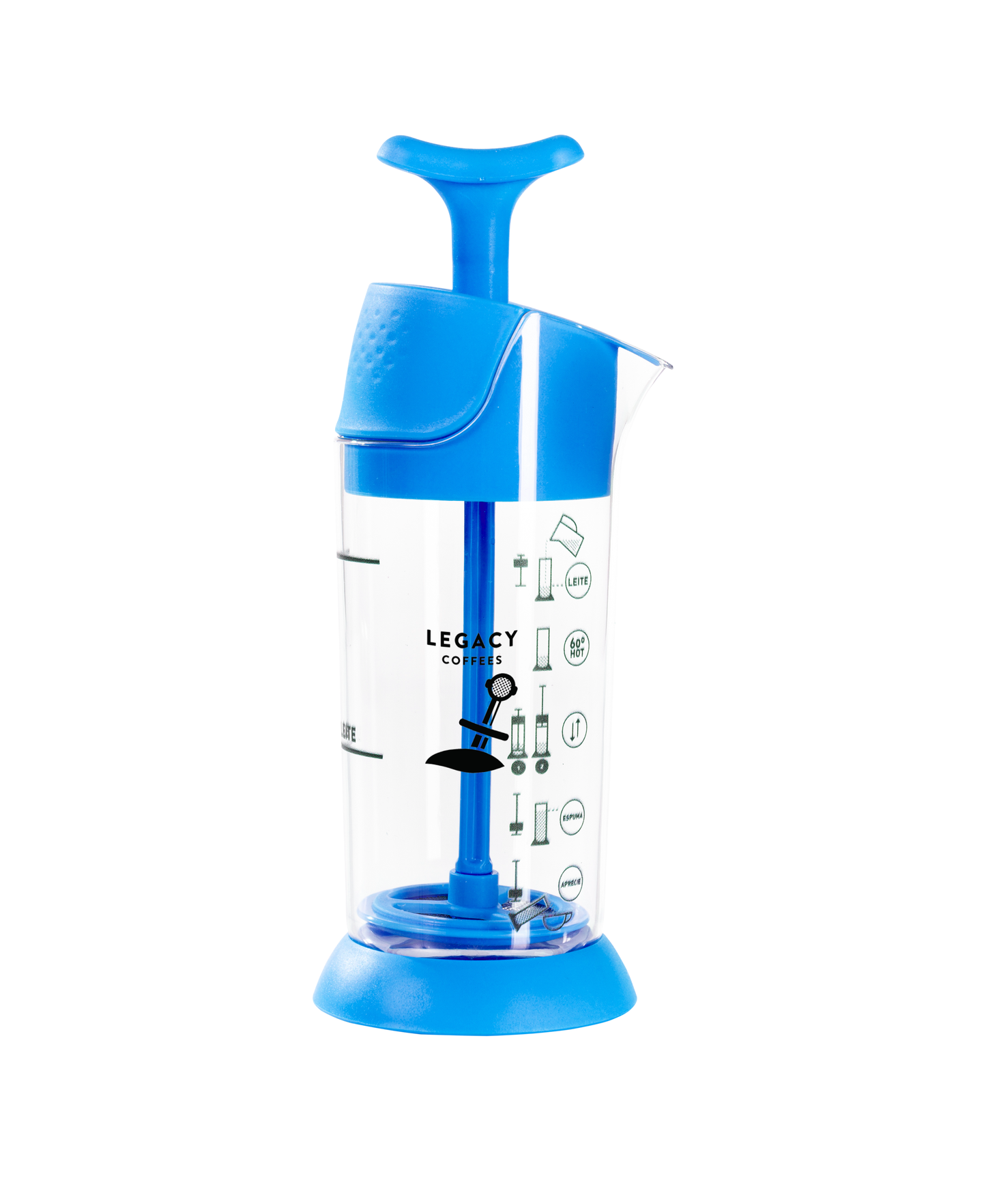 Milk Frother Blue Coffee Barista UK Specialty