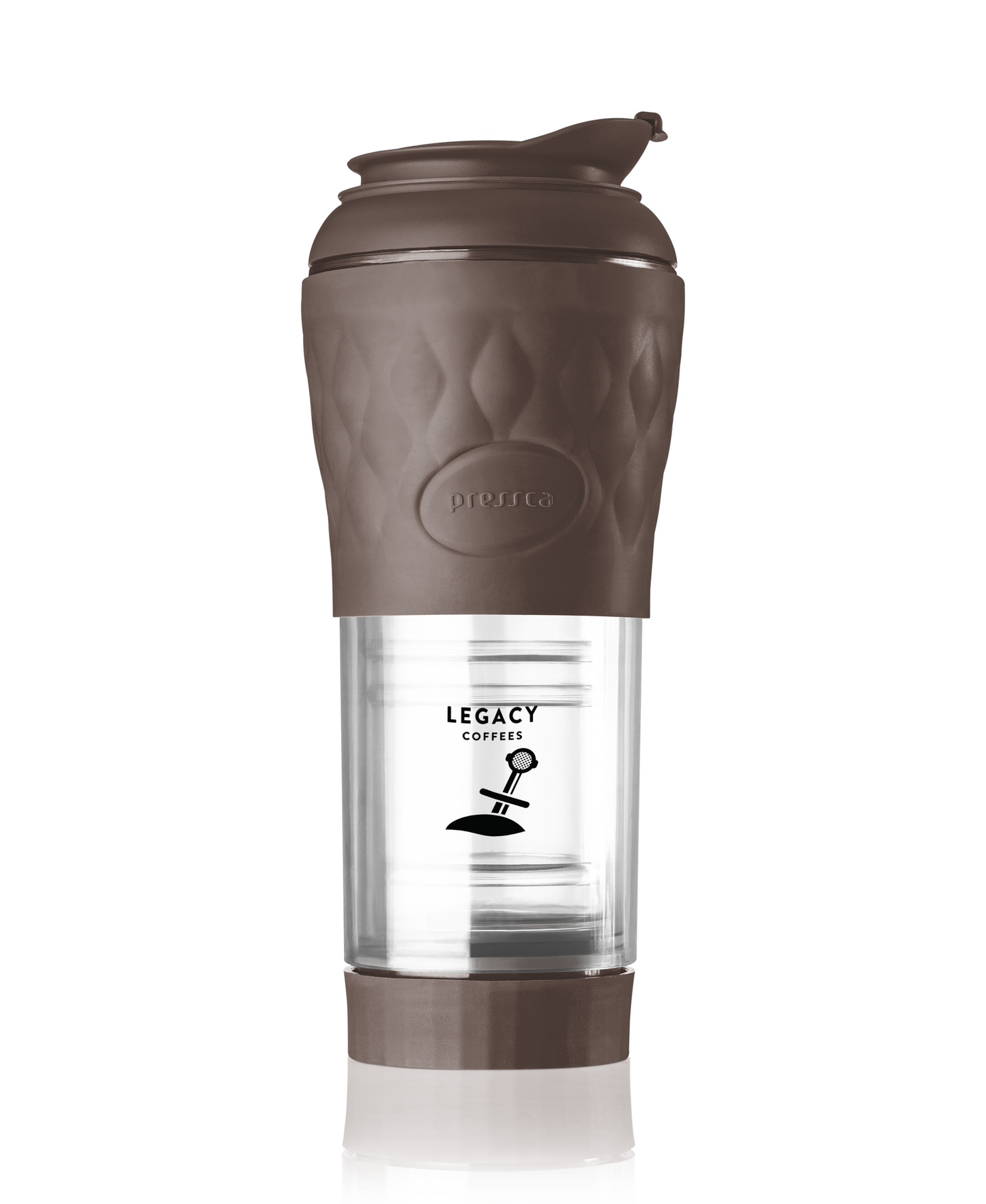 Brown Coffee Tea Maker Portable French Press Cafetiere