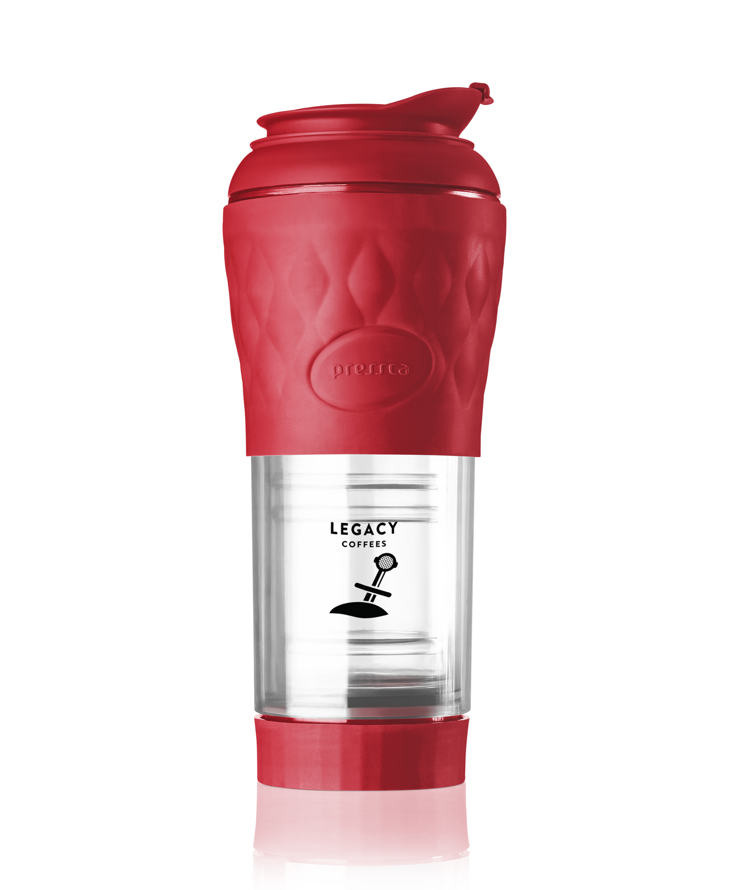 Red Coffee Tea Maker Portable French Press Cafetiere