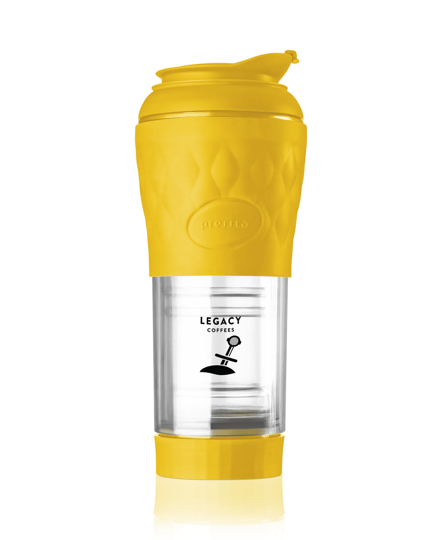 Yellow Coffee Tea Maker Portable French Press Cafetiere