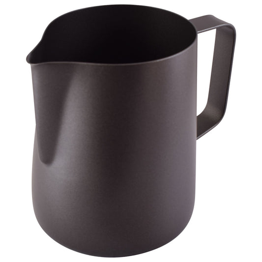 0.6 LITRE TEFLON FOAMING JUG - BLACK