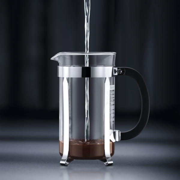 BODUM CAFFETTIERA COFFEE MAKER, 3 CUP, 0.35 L, 12 OZ - BLACK